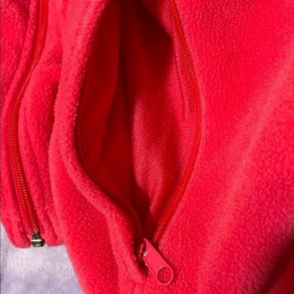 Columbia Vibrant Red Fleece Jacket - Picture 5 of 10
